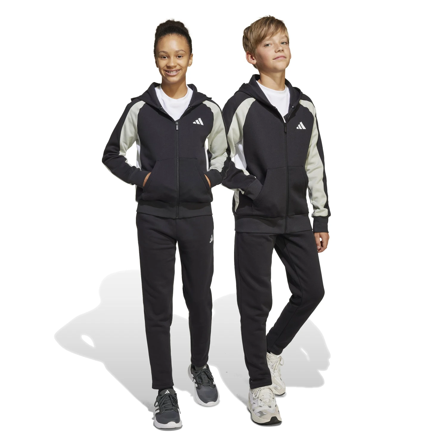ADIDAS Junior Colour Block Tracksuit 8 ADIDAS Junior Colour Block Tracksuit - Image 6