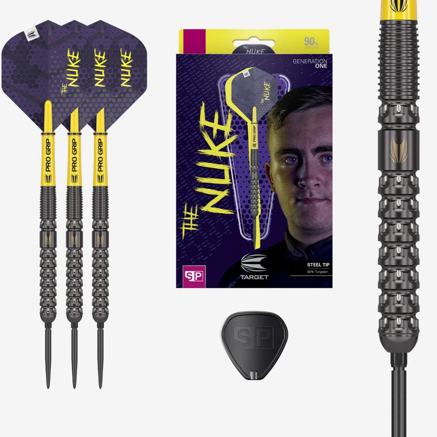 Luke Littler G1 90% Tungsten - Steel Tip Darts 3 Luke Littler G1 90% Tungsten - Steel Tip Darts