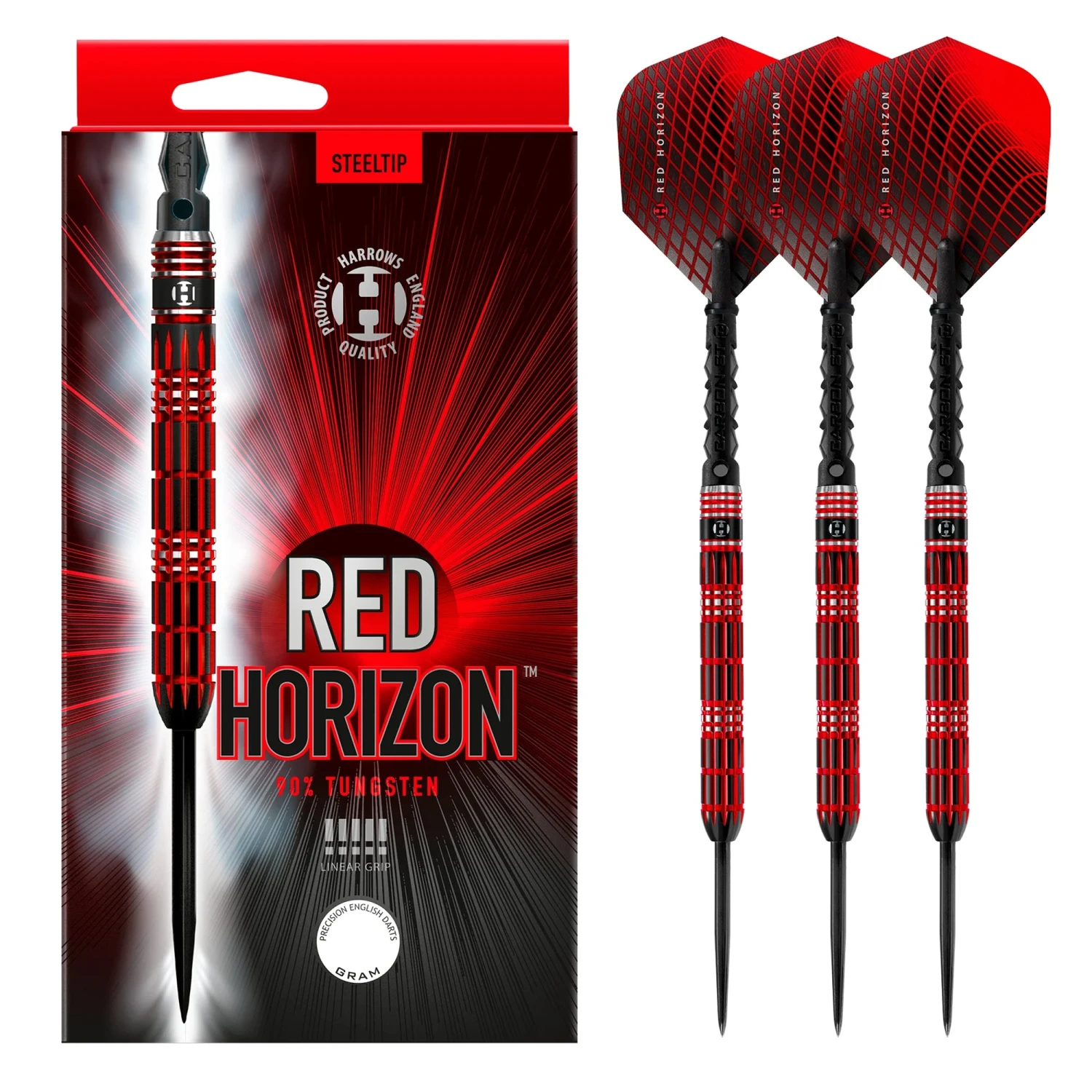 Red Horizon 90% Tungsten Darts 3 Red Horizon 90% Tungsten Darts
