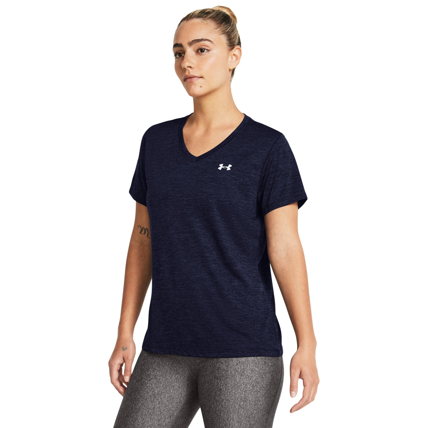 Under Armour UA Tech Short Sleeve V-Neck Twist Womens 3 Under Armour UA Tech Short Sleeve V-Neck Twist Womens