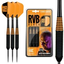 Raymond Van Barneveld Black Brass - Steel Tip Darts