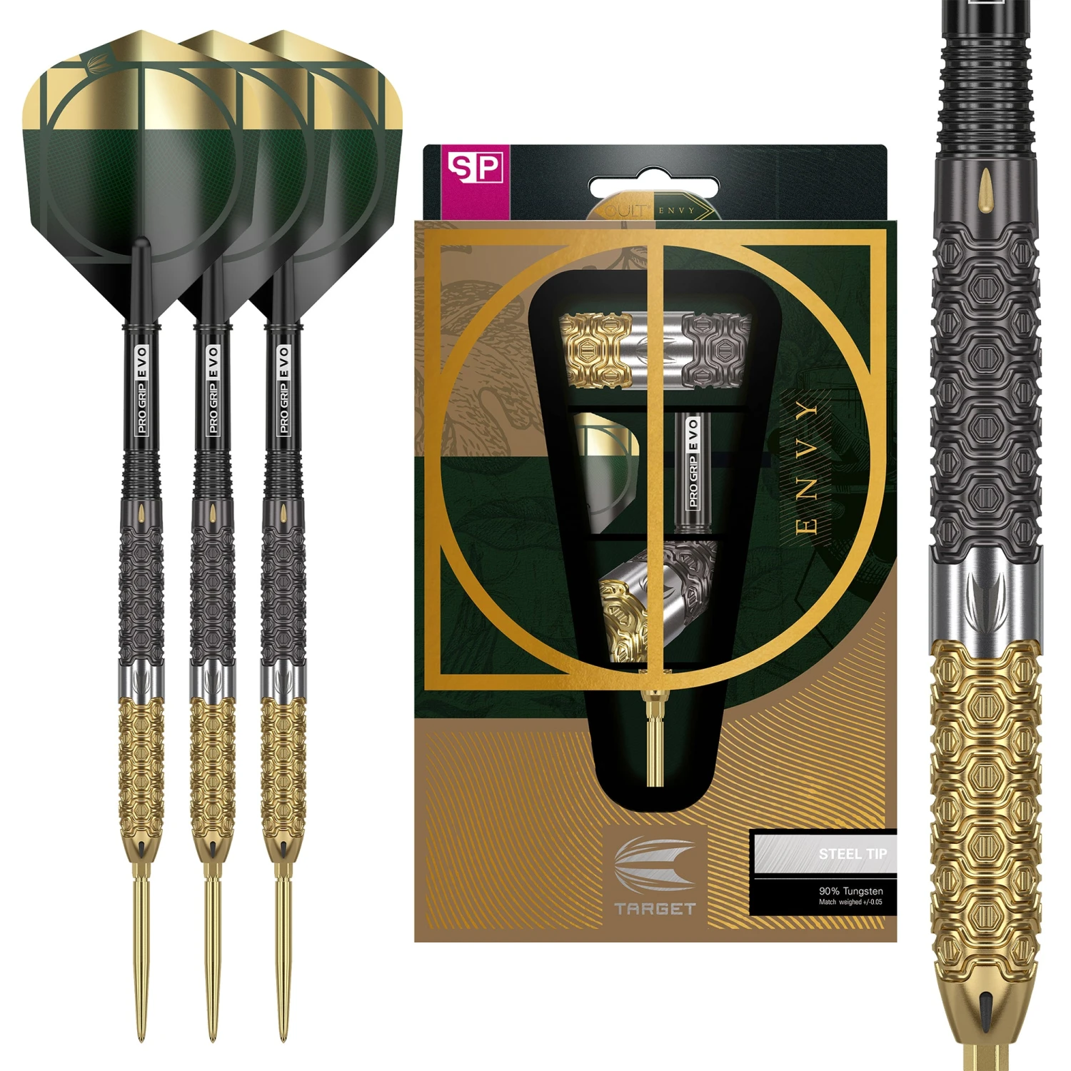Cult Envy 03 90% Tungsten - Swiss Point Steel Tip Darts 3 Cult Envy 03 90% Tungsten - Swiss Point Steel Tip Darts