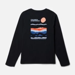 Columbia Junior Dobson Pass Long Sleeve Graphic T-Shirt