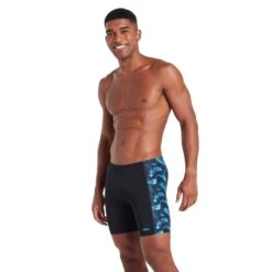 Zoggs Glare Panelled Mid Jammer Swimming Short