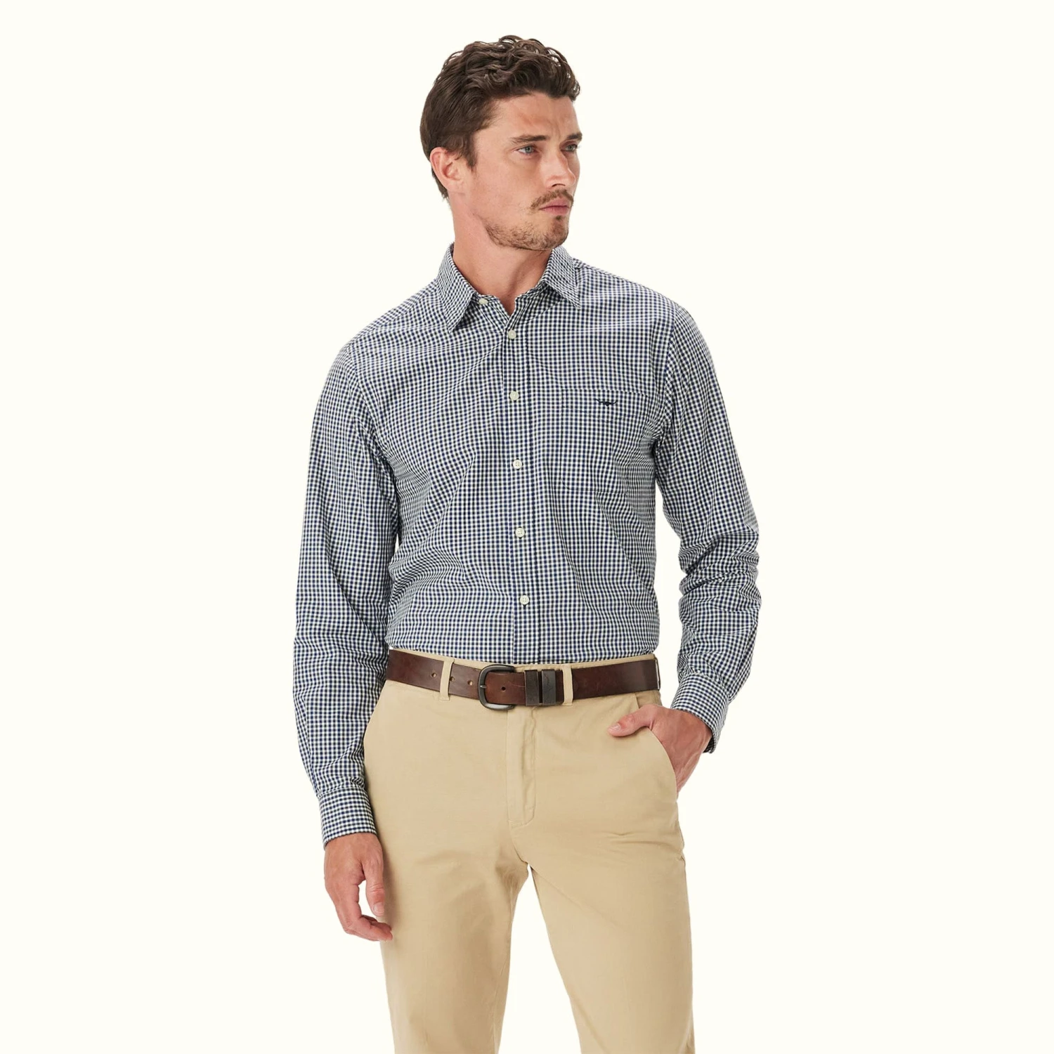 Classic Poplin Check Shirt 3 Classic Poplin Check Shirt