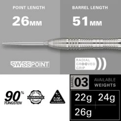 CRUX 03 90% Tungsten - Swiss Point Steel Tip Darts -Sporting Goods Store 2 439b15df e9d4 495b b2a5 87aa05d55715