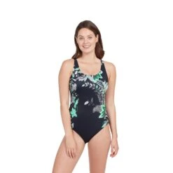 Zoggs Botanica Adjustable Scoopback Womens Swimsuit -Sporting Goods Store 3 31df0d3d e4d3 449d b5cd 08f0095fc177