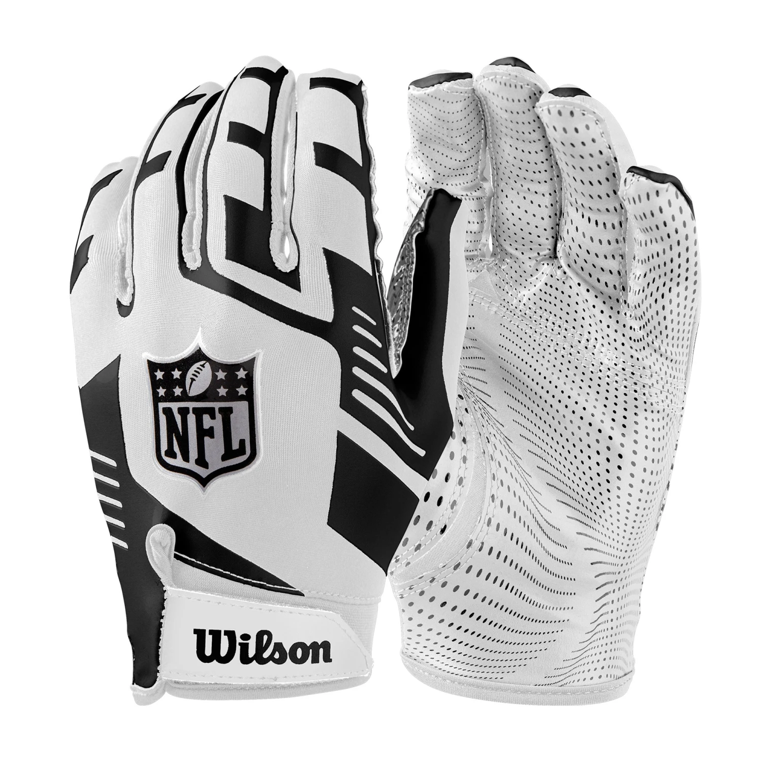 Wilson NFL Stretch Fit Receivers Gloves 3 Wilson NFL Stretch Fit Receivers Gloves