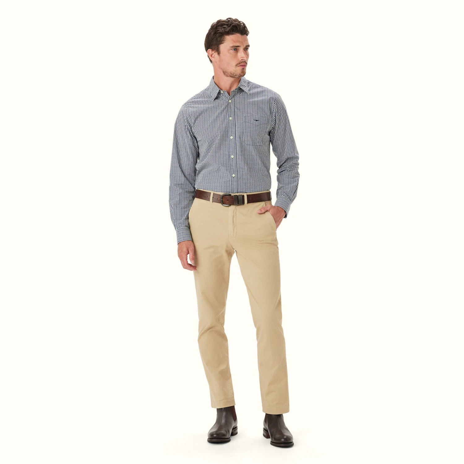 Classic Poplin Check Shirt 6 Classic Poplin Check Shirt - Image 4