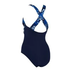 Zoggs Sapphire Ruch Panel Crossback Swimsuit -Sporting Goods Store 462402 SPPH SapphireRuchCrossback 1