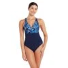 Zoggs Sapphire Ruch Panel Crossback Swimsuit -Sporting Goods Store 462402 SPPH SapphireRuchCrossback 4