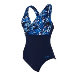 Zoggs Sapphire Ruch Panel Crossback Swimsuit -Sporting Goods Store 462402 SPPH SapphireRuchCrossback 6