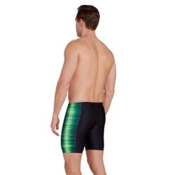 Zoggs Pipeline Green Panelled Mid Jammer Men's Swimming Shorts -Sporting Goods Store 462796 PIGN PipelineGreenPanelledMidJammer