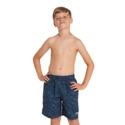 Zoggs Boys Seacrest Printed 15 Inch Shorts