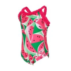 Zoggs Girls Watermelon Ruffle Crossback -Sporting Goods Store 463617 WTML Watermelon RuffleCrossback