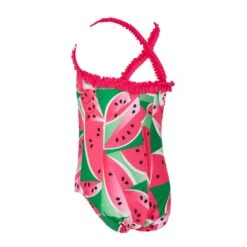 Zoggs Girls Watermelon Ruffle Crossback -Sporting Goods Store 463617 WTML Watermelon RuffleCrossback1