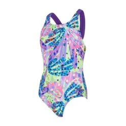 Zoggs Sea Petal Flyback Junior Swimsuit -Sporting Goods Store 4 1a0ee886 0692 48c5 bf4f 8b9f7927558f
