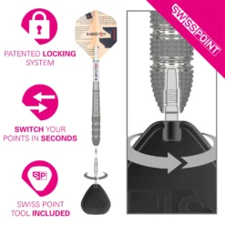 Barney25 95% Tungsten - Swiss Point Steel Tip Darts -Sporting Goods Store 4 30788283 d862 4f68 98b7 95c0e86bd9ae