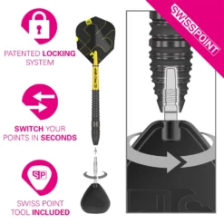 Bolide Void 03 90% Tungsten - Swiss Point Steel Tip Darts -Sporting Goods Store 4 b00fc8a4 e9f2 4720 af99 c1b87b3c3ef4