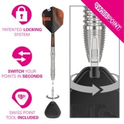 CRUX 03 90% Tungsten - Swiss Point Steel Tip Darts -Sporting Goods Store 4 c011f7dd acd9 4efd 8096 591720ed04f4