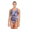 Zoggs Flowerbox Sprintback Swimsuit Womens