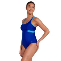 Zoggs Nautilus Dakota Crossback Swimsuit Womens