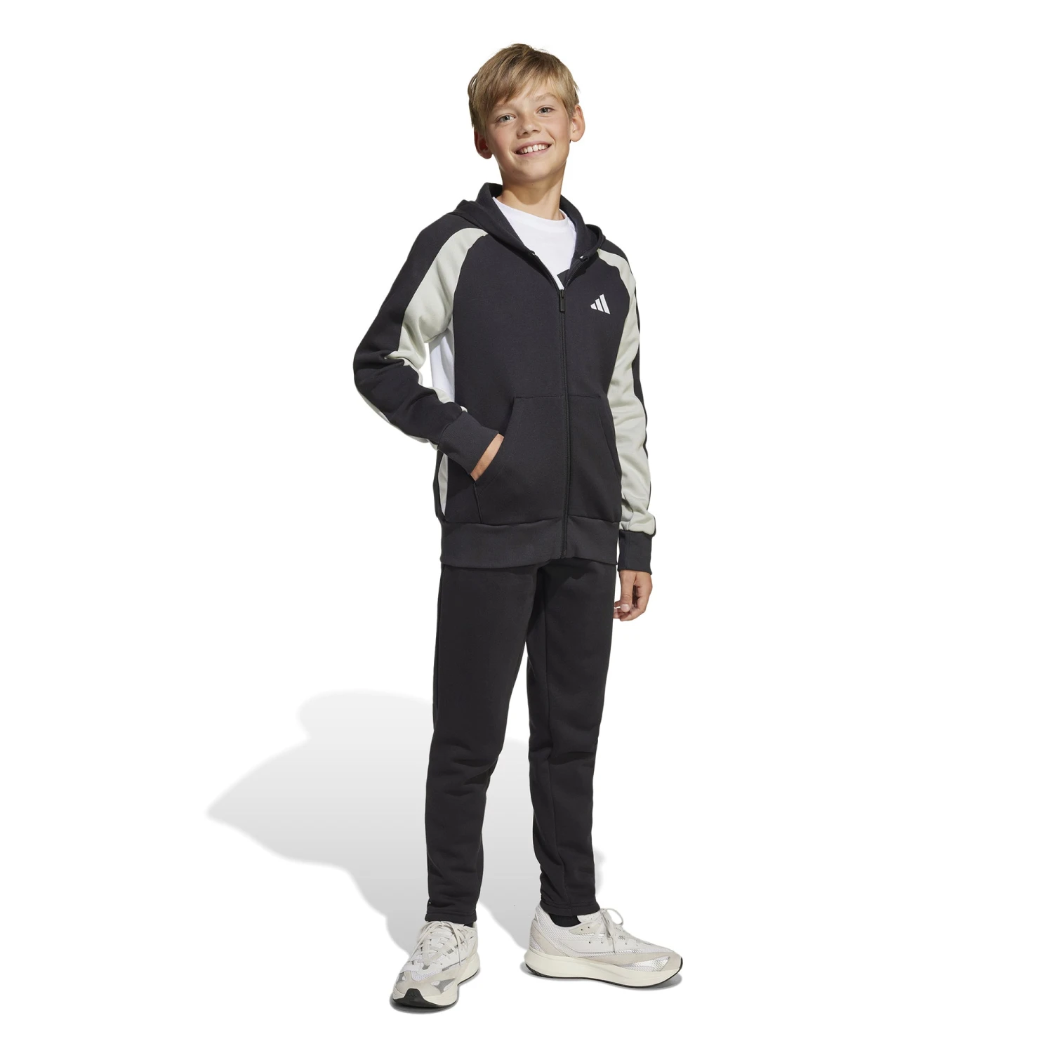 ADIDAS Junior Colour Block Tracksuit 3 ADIDAS Junior Colour Block Tracksuit