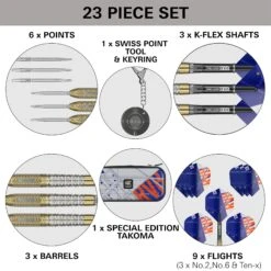 Raymond Van Barneveld Chrono 95% Tungsten - Swiss Point Steel Tip Darts -Sporting Goods Store 5 6a2a5d06 93ae 416a b8a4 080c4dcc30f6