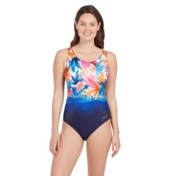 Zoggs Biarritz Scoopback Womens Swimsuit
