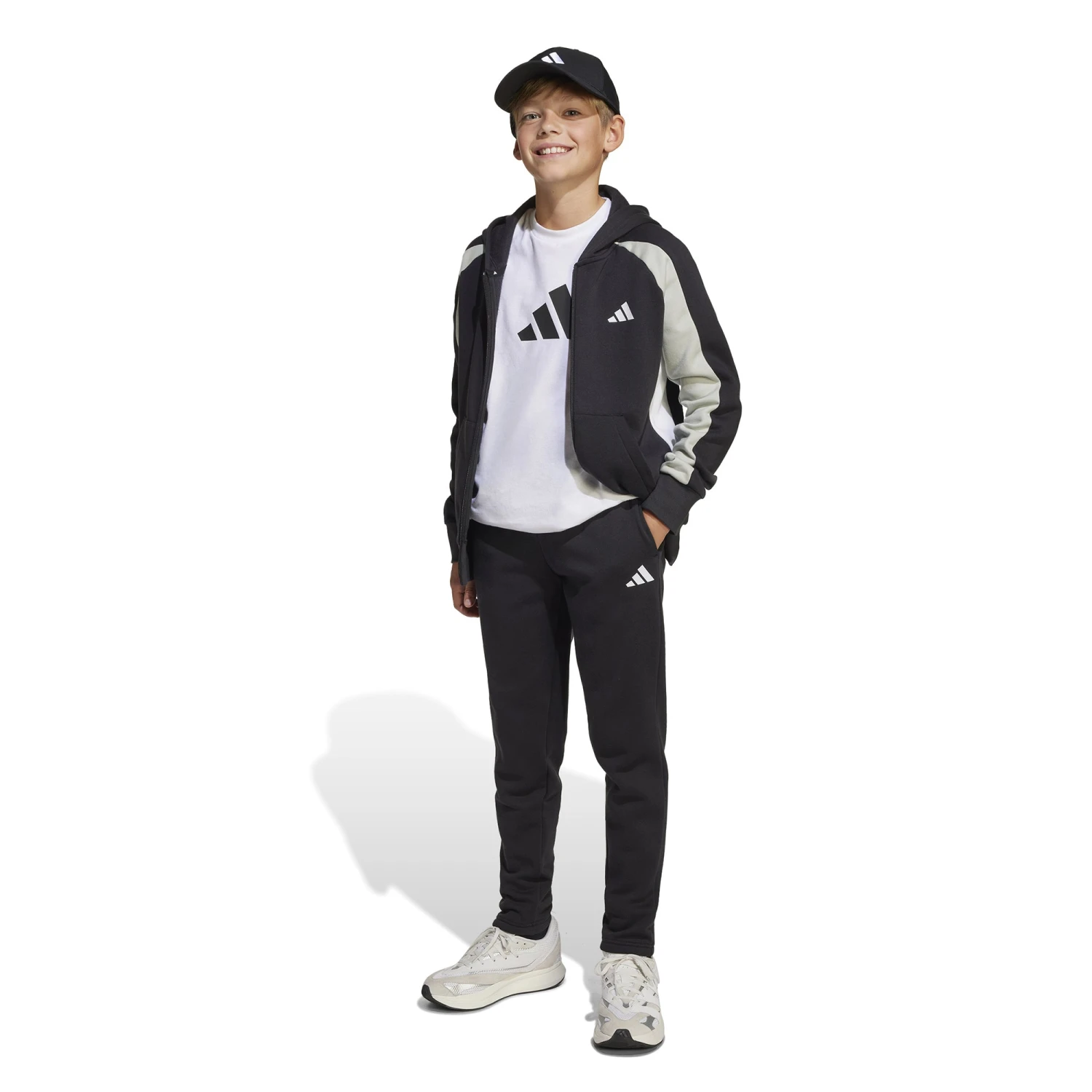 ADIDAS Junior Colour Block Tracksuit 5 ADIDAS Junior Colour Block Tracksuit - Image 3