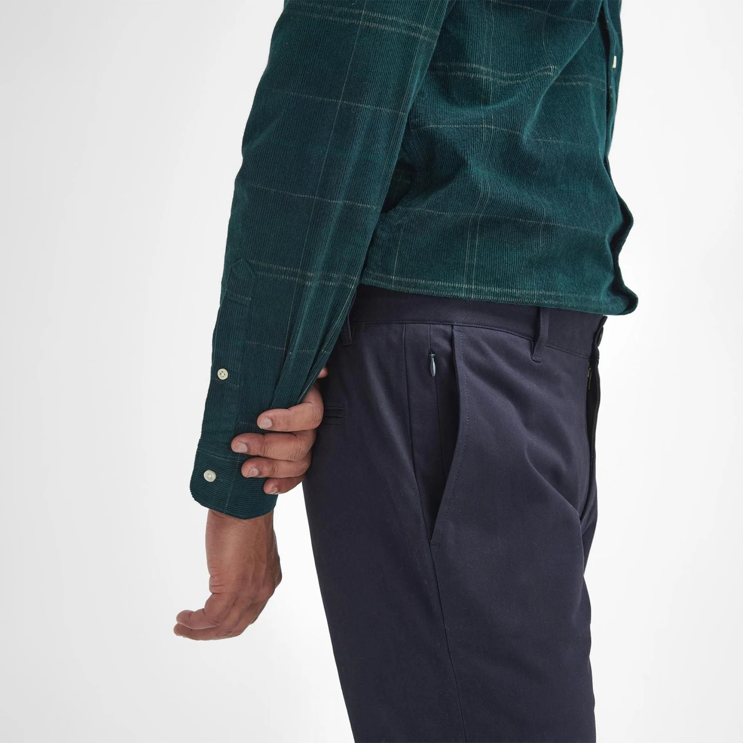 Sueded Sateen Slim Fit Trouser 7 Sueded Sateen Slim Fit Trouser - Image 5