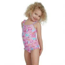 Speedo INFANT GIRLS PLACEMENT THINSTRAP SWIMSUIT