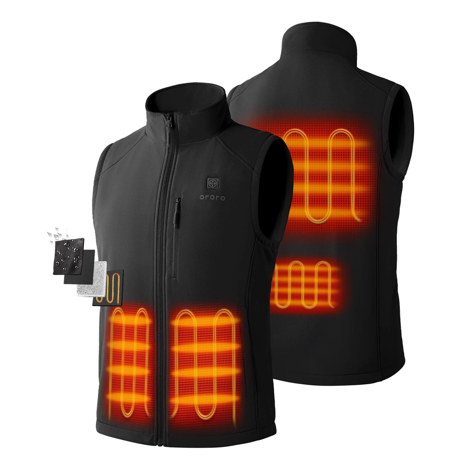 Men's Heated Softshell Gilet 5 Men's Heated Softshell Gilet - Image 3