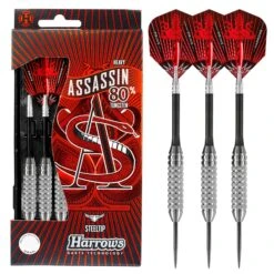 Assasin Heavy Knurled 80% Tungsten - Steel Tip Darts