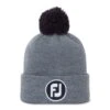 FootJoy FJ Solid Pom Pom Hat -Sporting Goods Store FJ FH22BSPOMH 0G 01