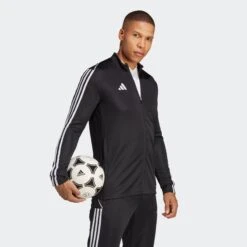 ADIDAS Tiro 23 League Training Jacket -Sporting Goods Store HS7231 6 APPAREL OnModel WalkingView grey