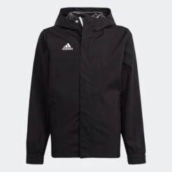ADIDAS Entrada 22 All Weather Jacket -Sporting Goods Store IK4010 2 APPAREL Photography eCommerce FrontView grey