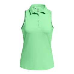Under Armour UA Playoff Jacquard Sleeveless Polo Womens 8 Under Armour UA Playoff Jacquard Sleeveless Polo Womens -Sporting Goods Store PS1382817 350 HF