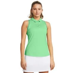 Under Armour UA Playoff Jacquard Sleeveless Polo Womens